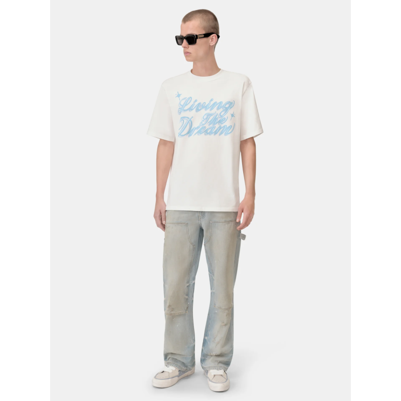 Round neck Tee text design